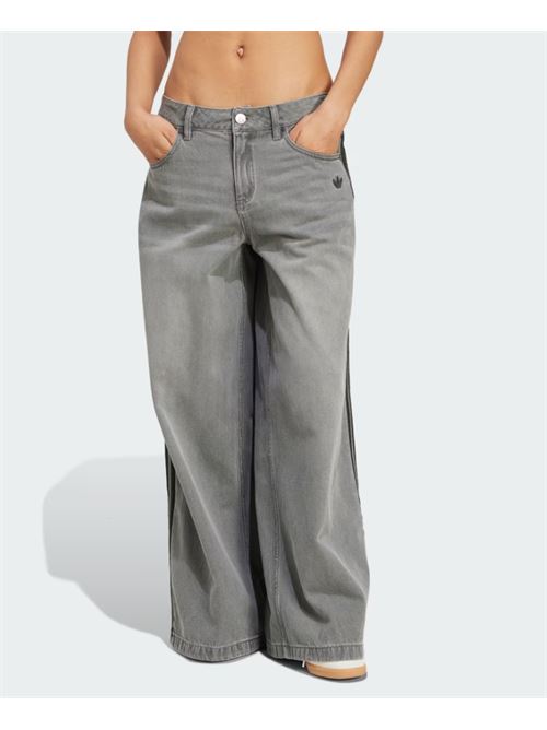 denim wide pant ADIDAS ORIGINAL | JV7455WAGRDN